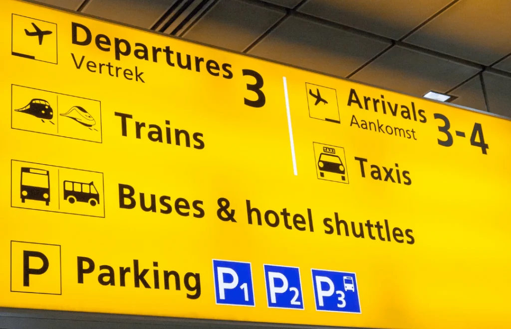 luchthaven vervoer Utrecht Schiphol